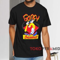 Goofy About Baseball T shirt Black T shirt