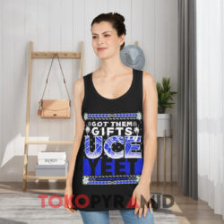 Got Them Gifts Uce Yeet Main Event Jey Uso Ugly Christmas Black Tank Top