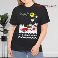 Grandma Got Run Over By A Reindeer Ugly Christmas Sweatshirt 2 Grandma Got Run Over By A Reindeer Ugly Christmas T shirt