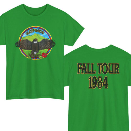 Grateful Dead 1984 Fall Tour Lundquist Eagle Shirt