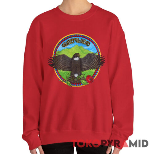 Grateful Dead 1984 Fall Tour Lundquist Eagle Sweatshirt