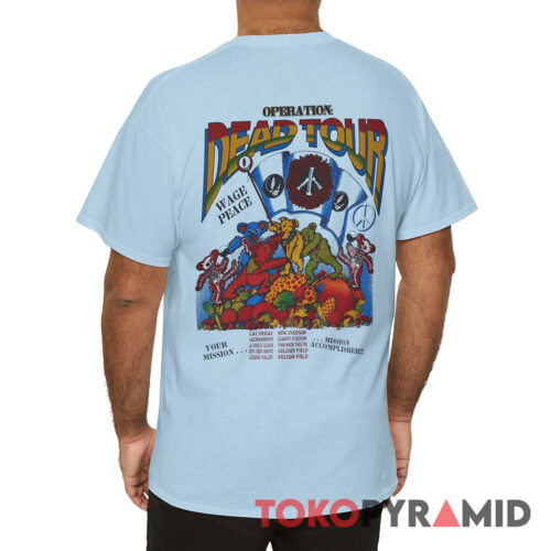 Grateful Dead 1991 Without A Net Tour Shirt Back Grateful Dead 1991 Without A Net Tour Shirt Back