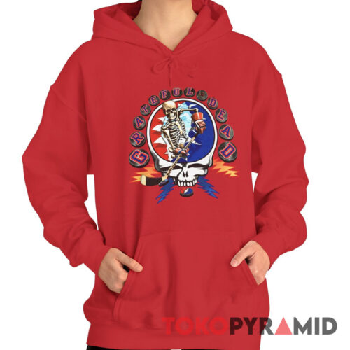 Grateful Dead 1994 Minglewood Hockey Fall Tour Hoodie