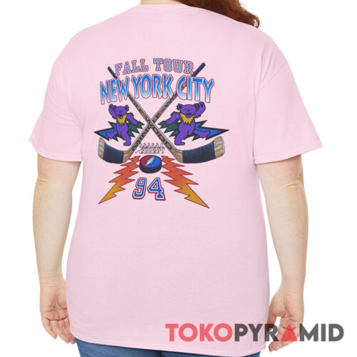 Grateful Dead 1994 Minglewood Hockey Fall Tour Shirt Back