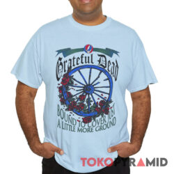 Grateful Dead 1994 The Wheel Summer Tour Bound To Cover Just A Little More Ground 2-Sided Shirt 2 Grateful Dead 1994 The Wheel Summer Tour Bound To Cover Just A Little More Ground Shirt Front