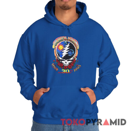 Grateful Dead 30th Anniversary 1995 Summer Tour Gratefully Yours 30 Years Hoodie