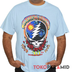 Grateful Dead 30th Anniversary 1995 Summer Tour Gratefully Yours 30 Years Shirt Front