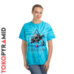 Grateful Dead Cyclop Skull Turquoise Tie-Dye T-shirt Special Edition 2 Grateful Dead Cyclop Skull Turquoise Dye Tie Shirt Woman