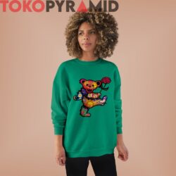 Grateful Dead Dancing Bear with Rose Rare Shirt 4 Grateful Dead Dancing Bear with Rose Rare