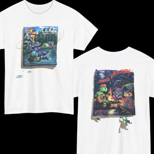 Grateful Dead LL Rain Summer 1996 Fishing Camping Dancing Bears Shirt