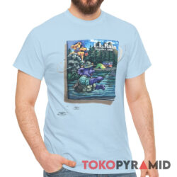 Grateful Dead LL Rain Summer 1996 Fishing Camping Dancing Bears Shirt Front