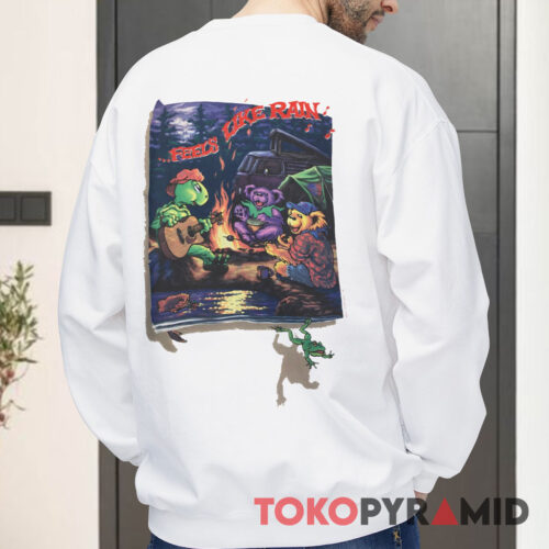Grateful Dead LL Rain Summer 1996 Fishing Camping Dancing Bears Sweatshirt