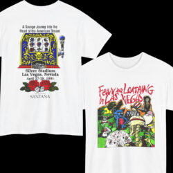 Grateful Dead Santana 1991 Fear And Loathing In Las Vegas Shirt