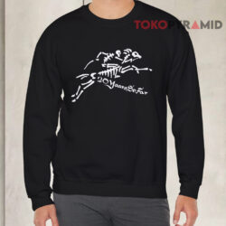 Grateful Dead Skeleton Horse and Jockey Sweatshirt Front