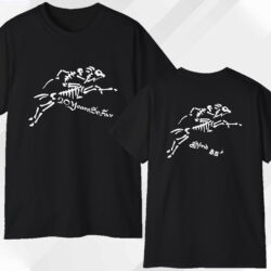 Grateful Dead Skeleton Horse and Jockey T shirt