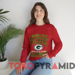 Green Bay Packers 1995 Central Division Champions T-Shirt 4 Green Bay Packers 1995 Central Division Champions T shirt Red Sweatshirt