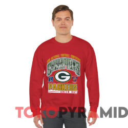 Green Bay Packers 1996 National Football Conference T shirt Red Sweatshirt