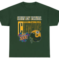 Green Bay Packers 1996 Super Bowl Champions T-shirt 6 Green Bay Packers 1996 Super Bowl Champions T shirt