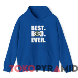 Green Bay Packers Best Dad Ever T shirt Blue Hoodie