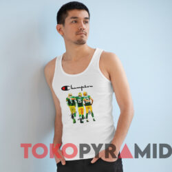 Green Bay Packers Favre Starr Rodgers Champions T shirt White TankTop