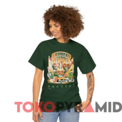 Green Bay Packers Lambeau Leapers Caricature T shirt Green T shirt