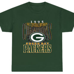 Green Bay Packers NFC 1995 Central Division Champions T-Shirt 5 Green Bay Packers Nfc 1995 Central Division Champions T shirt