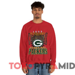 Green Bay Packers NFC 1995 Central Division Champions T-Shirt 3 Green Bay Packers Nfc 1995 Central Division Champions T shirt Red Sweatshirt