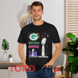 Green Bay Packers Super Bowl Champions Lviii Las Vegas 2024 Shirt Black T shirt