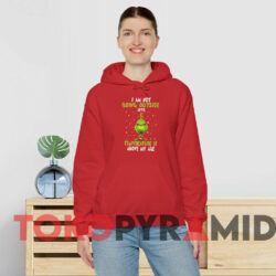 Grinch I Am Not Going Outside Sweatshirt 2 Grinch I Am Not Going Outside Until Tempereature Is Above My Age Sweatshirt Red Hoodie