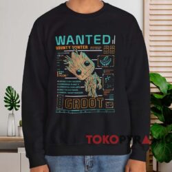 Groot Line Up T shirt Black Sweatshirt