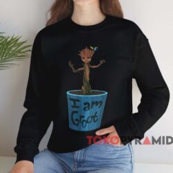 Guardians Of The Galaxy I Am Groot T shirt Black Sweatshirt