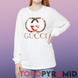 Gucci Floral Logo Shirt 3 Gucci Floral Logo Shirt Long Sleeve