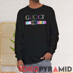 Gucci Rainbow Logo Shirt 3 Gucci Rainbow Logo Long Sleeve