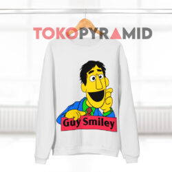 Guy Smiley Sesame Street White Sweatshirt