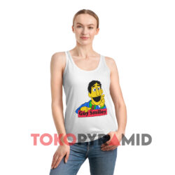 Guy Smiley Sesame Street White Tank Top