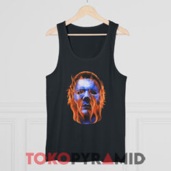 Halloween 2 Michael Myers Flames Shirt 2 Halloween 2 Michael Myers Flames Black Tank Top
