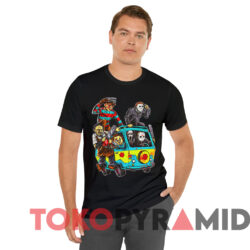 Halloween The Massacre Machine Bus T shirt Black T shirt