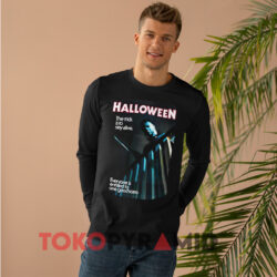 Halloween The Trick to Stay Alive Shirt 4 Halloween The Trick To Stay Alive Black Long sleeved