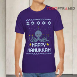 Happy Hanukkah Octopus Orah Ugly Christmas Sweatshirt 2 Happy Hanukkah Octopus Orah Ugly Christmas T shirt