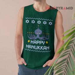Happy Hanukkah Octopus Orah Ugly Christmas Sweatshirt 3 Happy Hanukkah Octopus Orah Ugly Christmas Tank Top