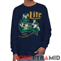 Happy St Patricks Day Miller Genuine Draft Shirt 3 Happy St Patricks Day Miller Genuine Draft Shirt Long Sleeve