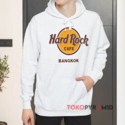 Hard Rock Cafe Bangkok T-shirt 4 Hard Rock Cafe Bangkok White Hoodie