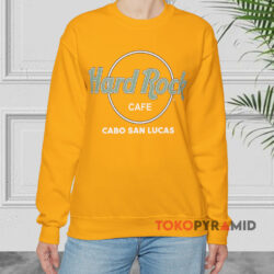 Hard Rock Cafe Cabo San Lucas Yellow Sweatshirt