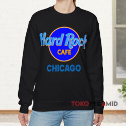Hard Rock Cafe Chicago Black Sweatshirt