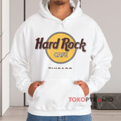 Hard Rock Cafe Chicago Logo Shirt 4 Hard Rock Cafe Chicago Logo White Hoodie