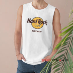 Hard Rock Cafe Chicago Logo Shirt 2 Hard Rock Cafe Chicago Logo White Tank Top