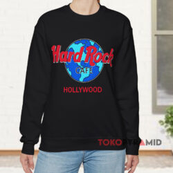Hard Rock Cafe Hollywood T-shirt 3 Hard Rock Cafe Hollywood Black Sweatshirt