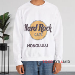 Hard Rock Cafe Honolulu White Sweatshirt
