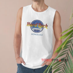 Hard Rock Cafe Honolulu T-shirt 2 Hard Rock Cafe Honolulu White Tank Top