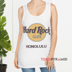 Hard Rock Cafe Honolulu White Tank Top